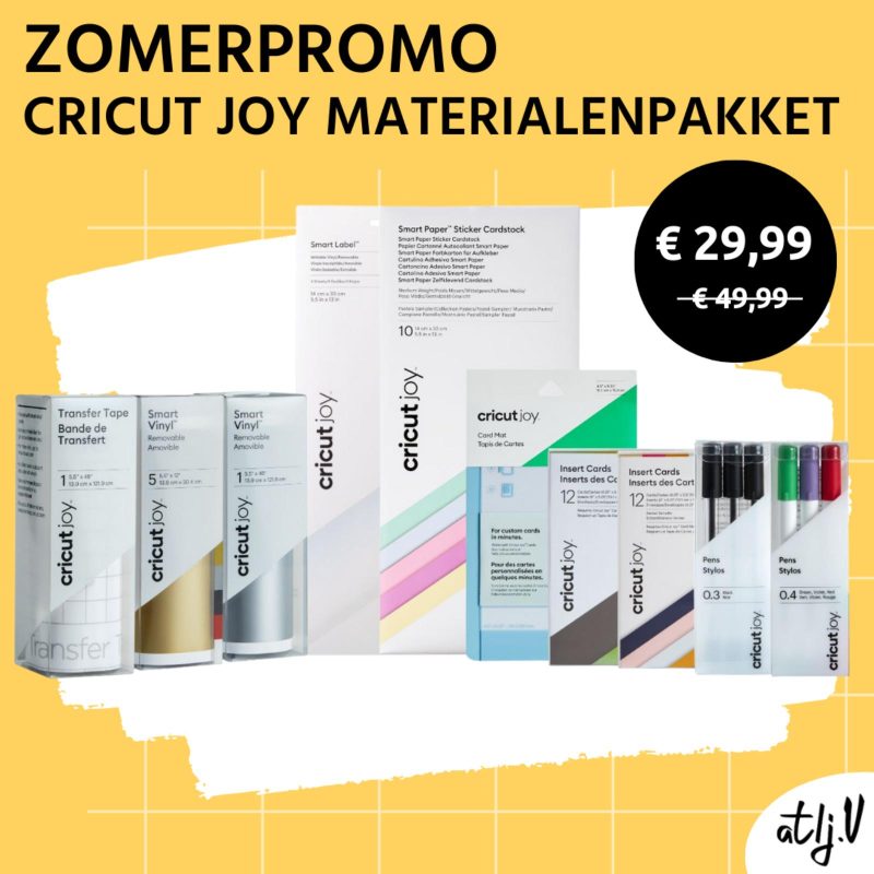 zomerpromo 24 cricut joy materialenpakket