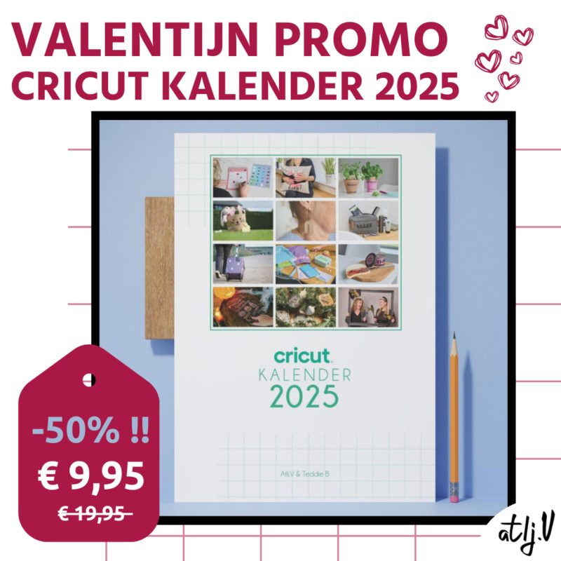 valentijn promo Cricut kalender