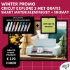 winter promo Cricut Explore 3 met smart materialenpakket en snijmat (2)