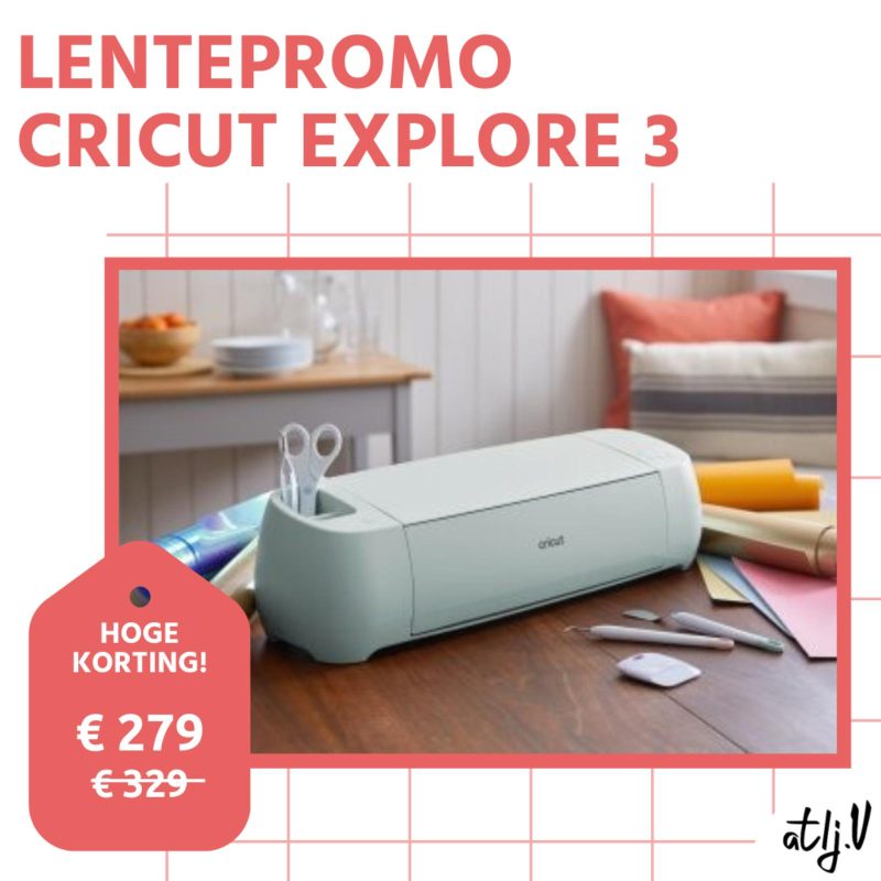 lentepromo Cricut explore 3